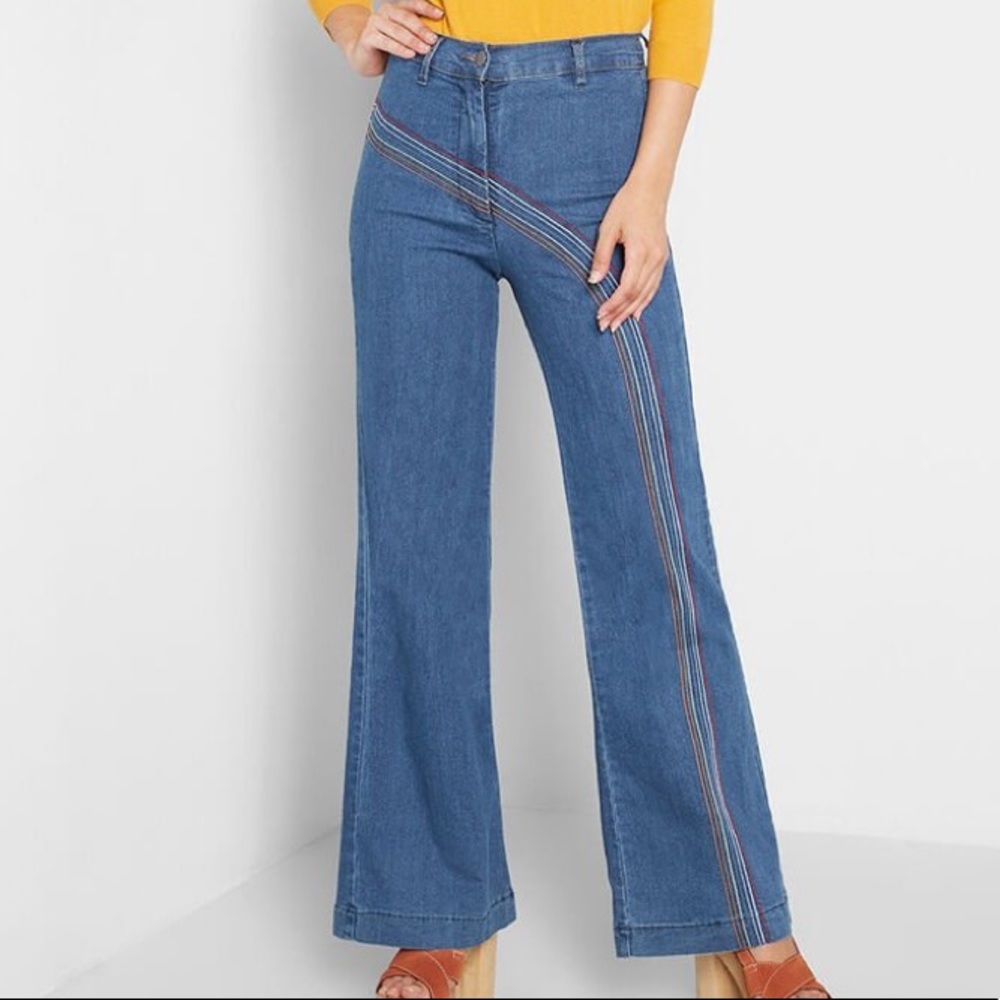 ModCloth Rainbow With Me Jeans